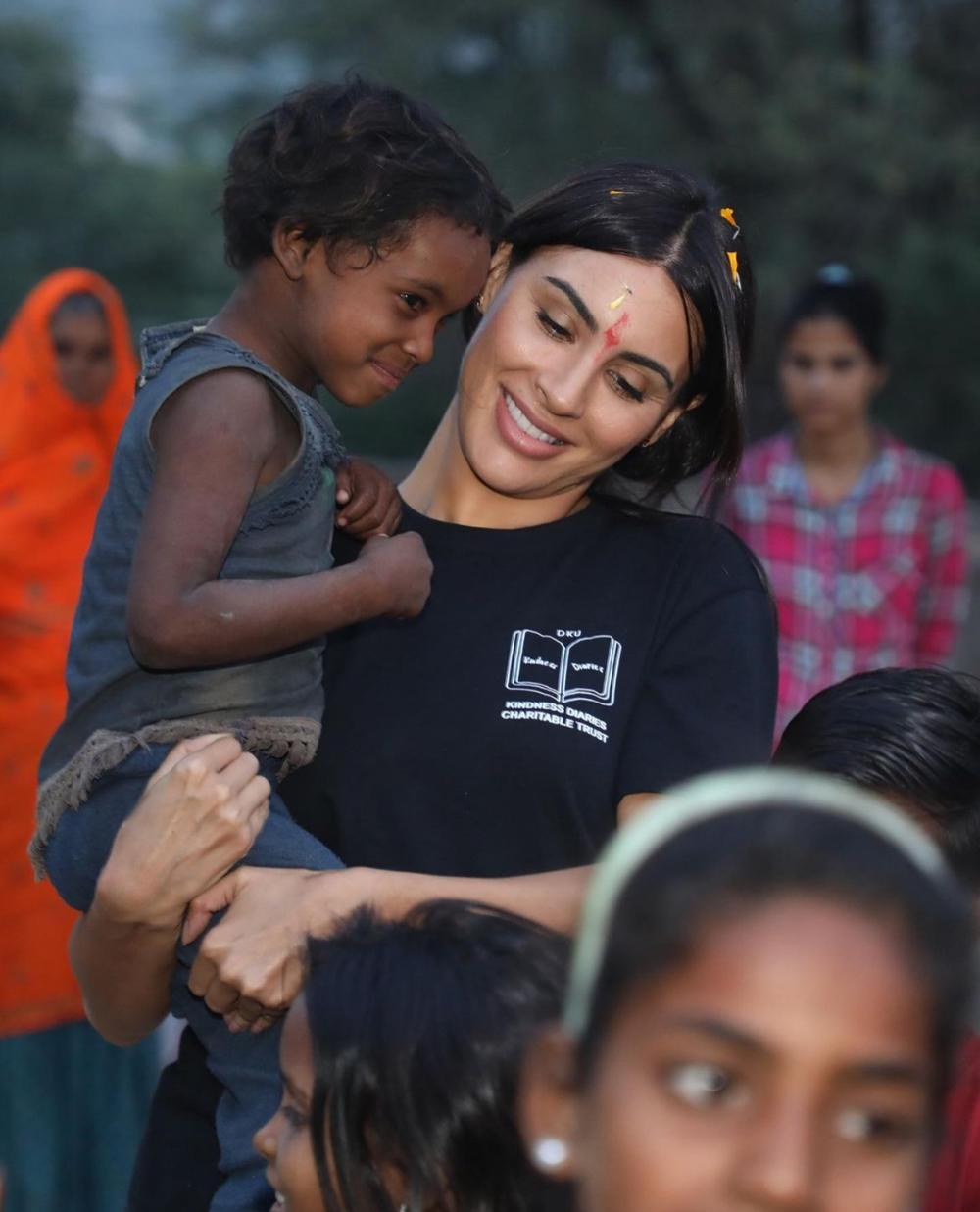 Notable alumnus in Dubai at an orphanage in India
